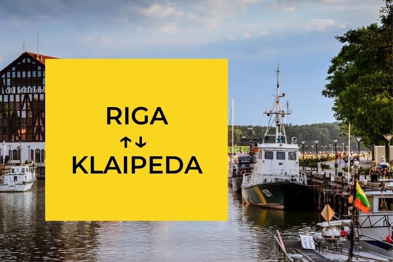 Riga Klaipeda transfer taxi